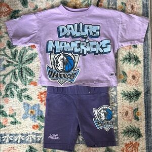 Cotton On Kids Matching Set - Purple and Blue